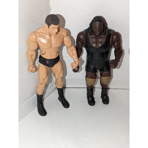 Lot of 6 2003 - 2012 WWE Wrestling Figures Mattel Jakks - Picture 2 of 13